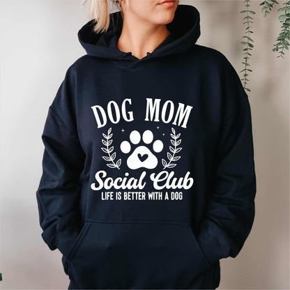 Dog Mom Social Club Hoodie