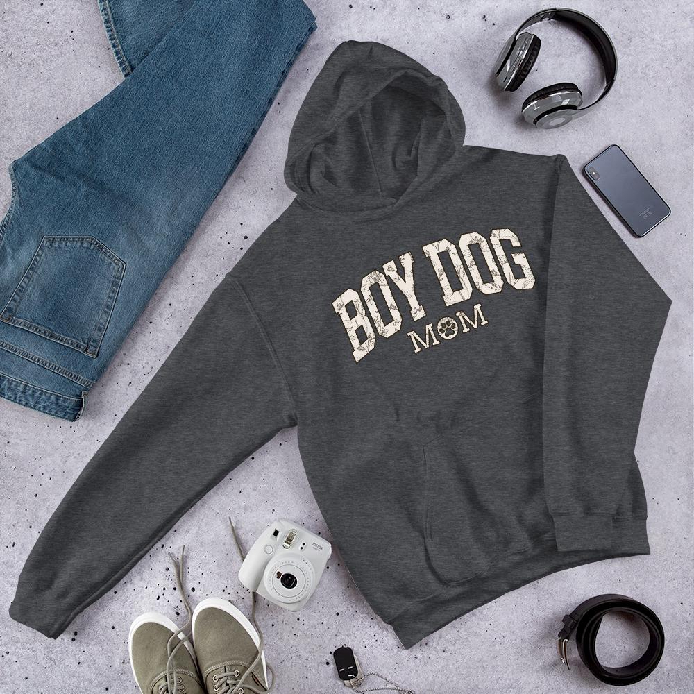 Boy Dog Mom Hoodie
