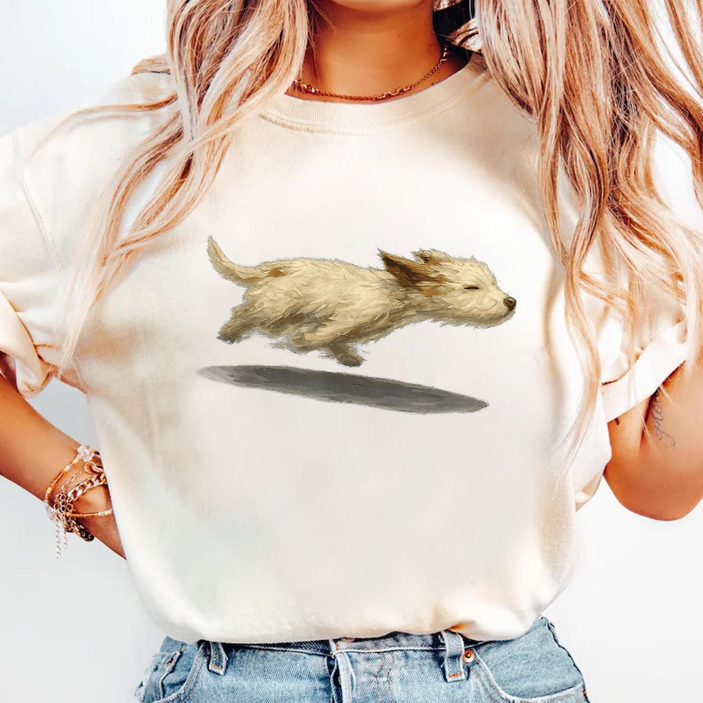 Cute Running Dog Shirt