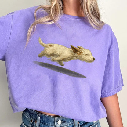 Cute Running Dog Shirt