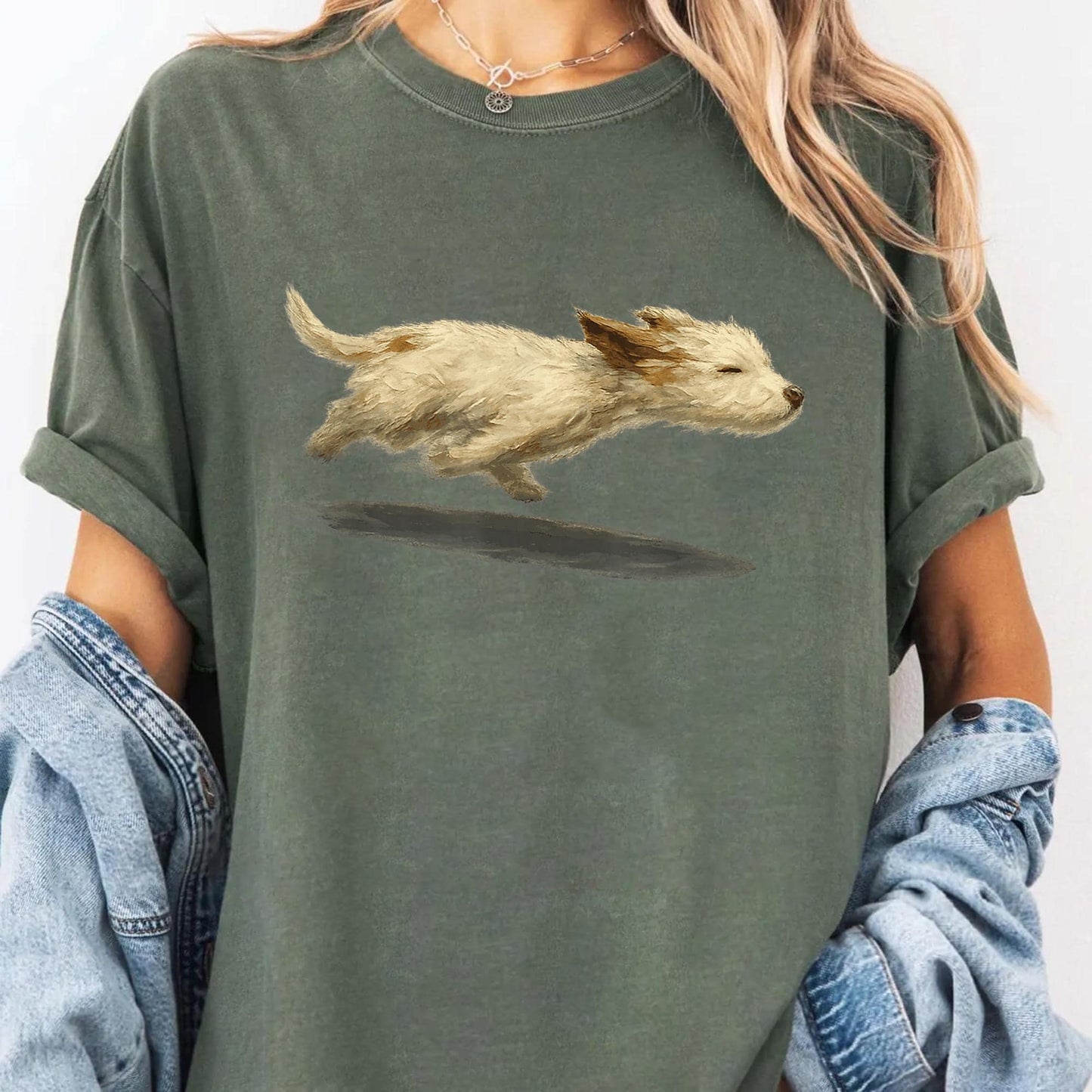 Cute Running Dog Shirt