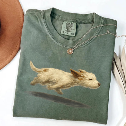 Cute Running Dog Shirt