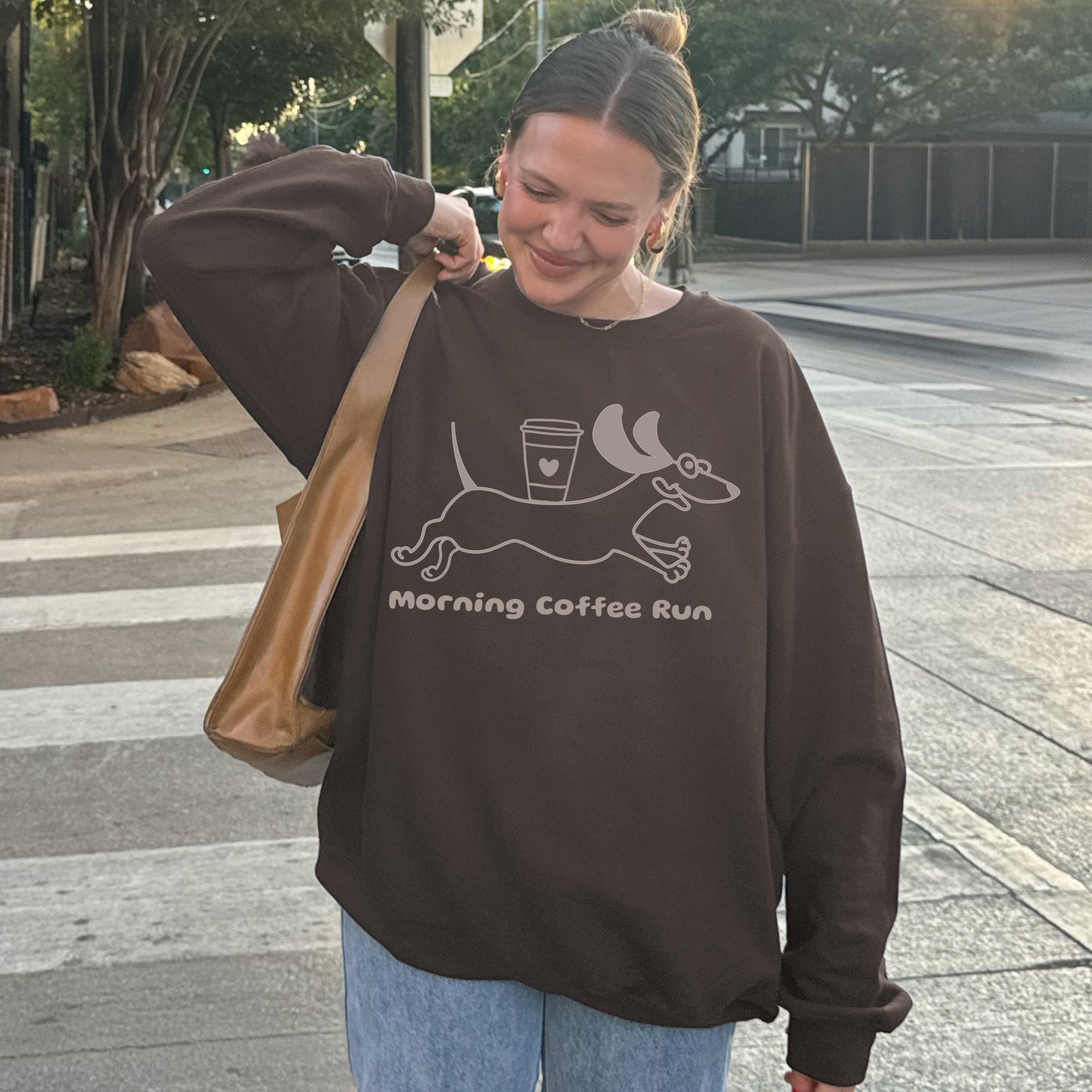 Morning Coffee Run Sweater