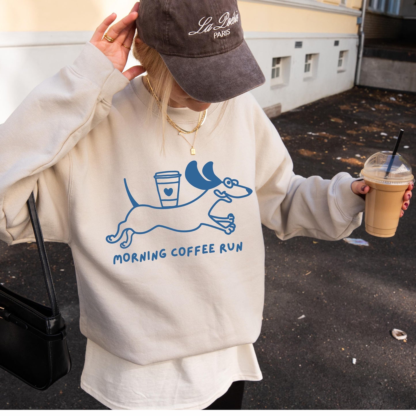 Morning Coffee Run Sweater
