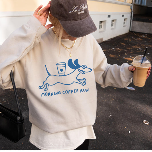 Morning Coffee Run Sweater
