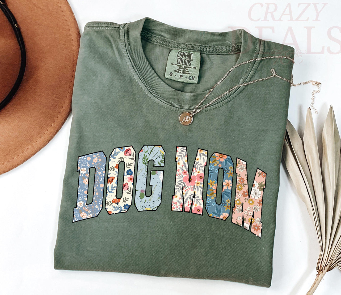 Floral Dog Lover T-Shirt