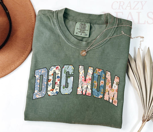 Floral Dog Lover T-Shirt