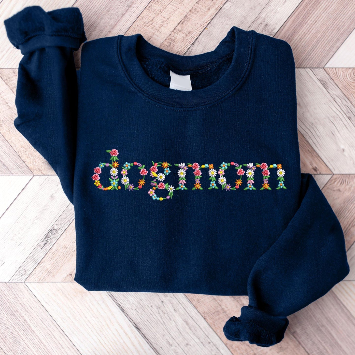 Floral Dog Mom Sweater