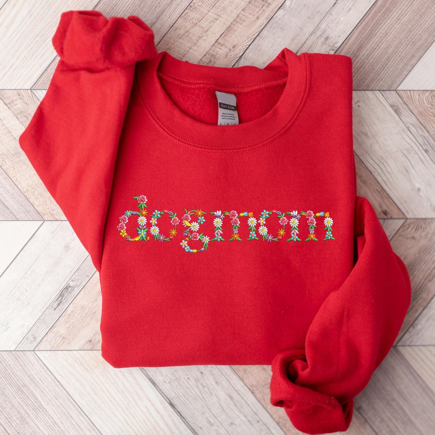 Floral Dog Mom Sweater
