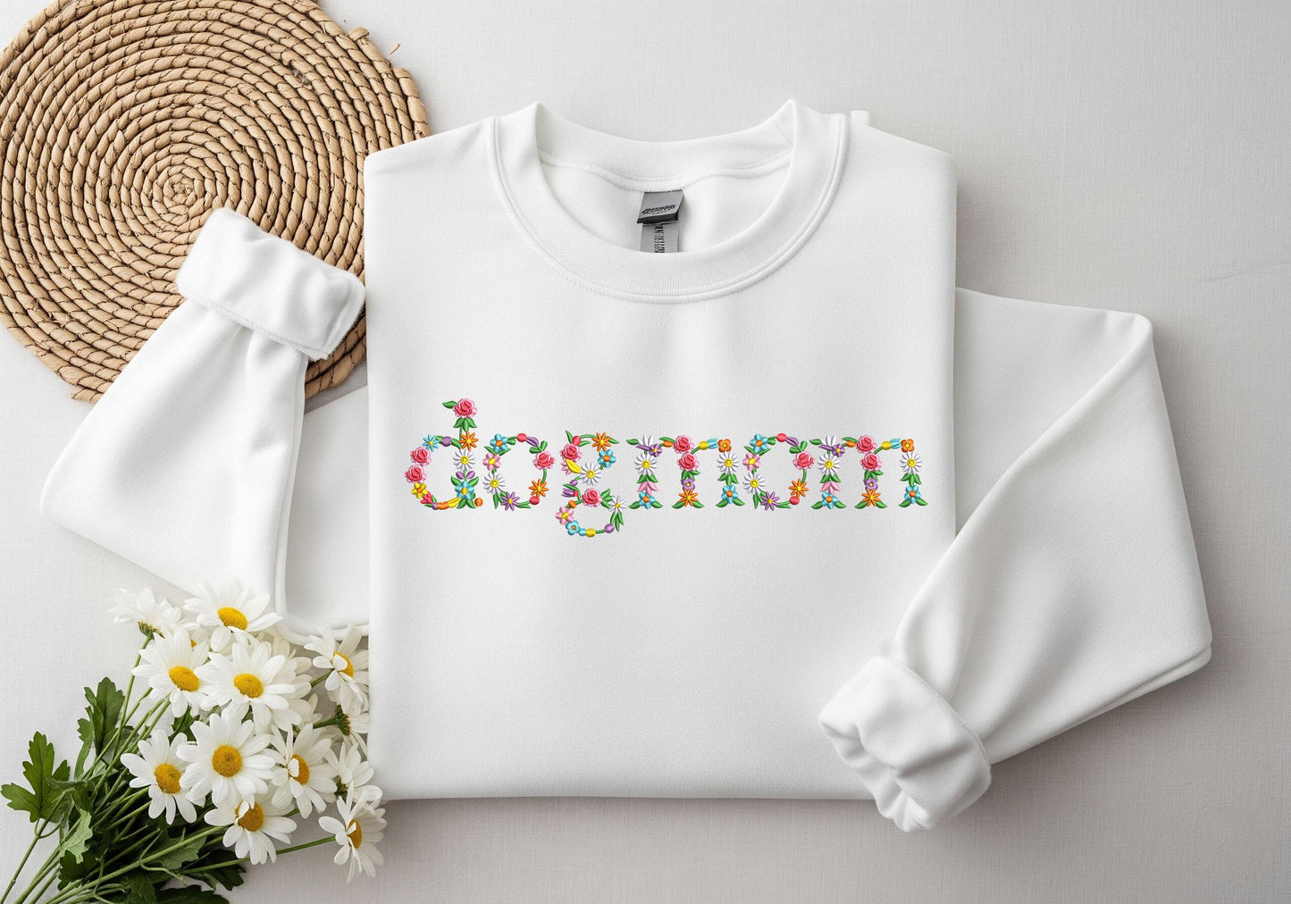 Floral Dog Mom Sweater