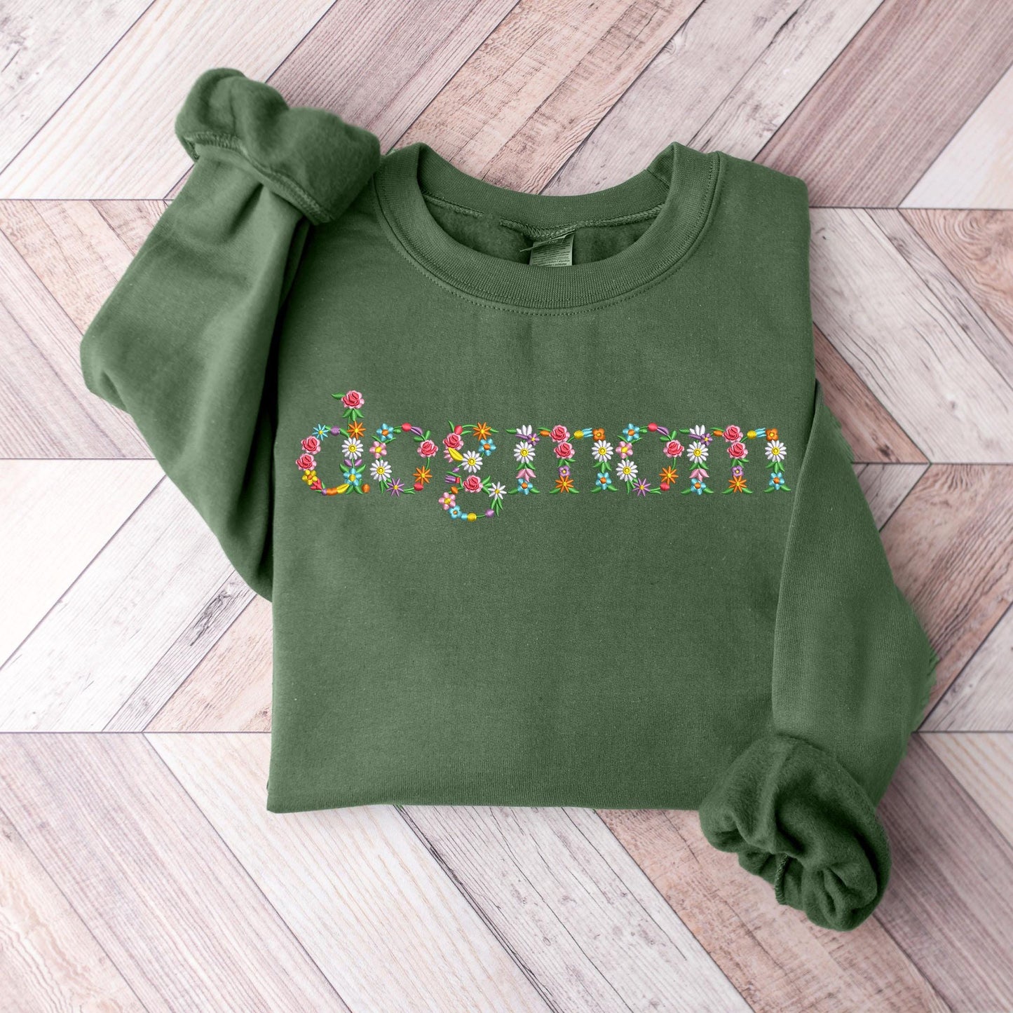Floral Dog Mom Sweater