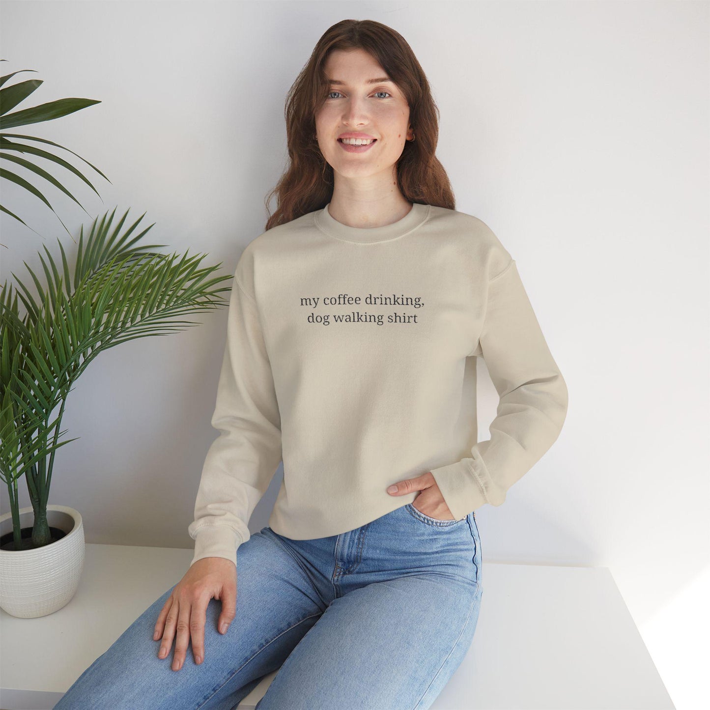 Dog and Coffee Lover Sweatshirt