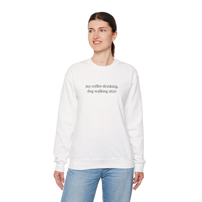 Dog and Coffee Lover Sweatshirt