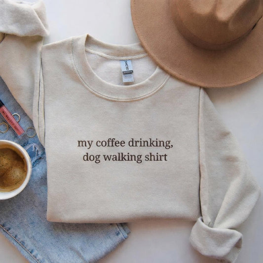 Dog and Coffee Lover Sweatshirt