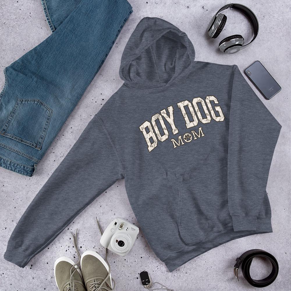 Boy Dog Mom Hoodie