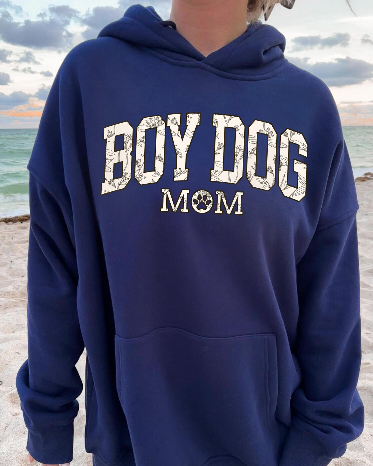 Boy Dog Mom Hoodie
