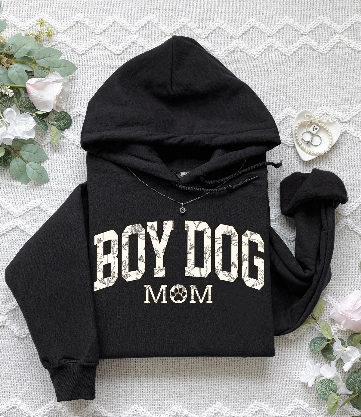Boy Dog Mom Hoodie
