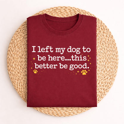 I Left My Dog Tee