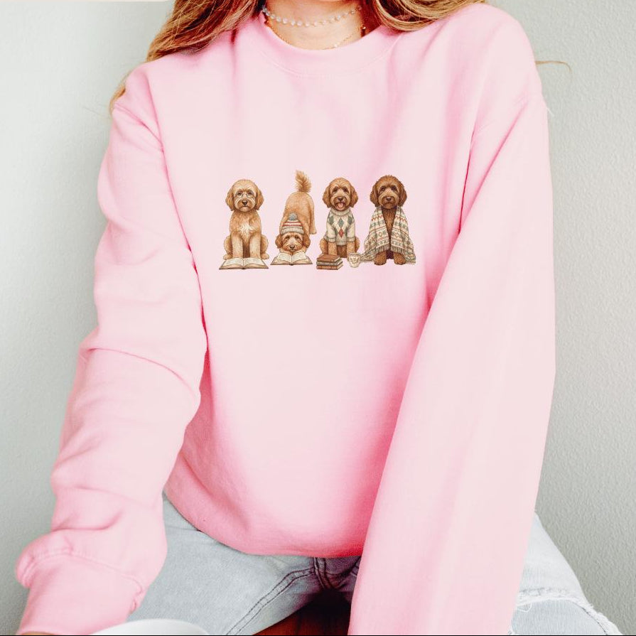 Goldendoodle Book Lover Sweatshirt