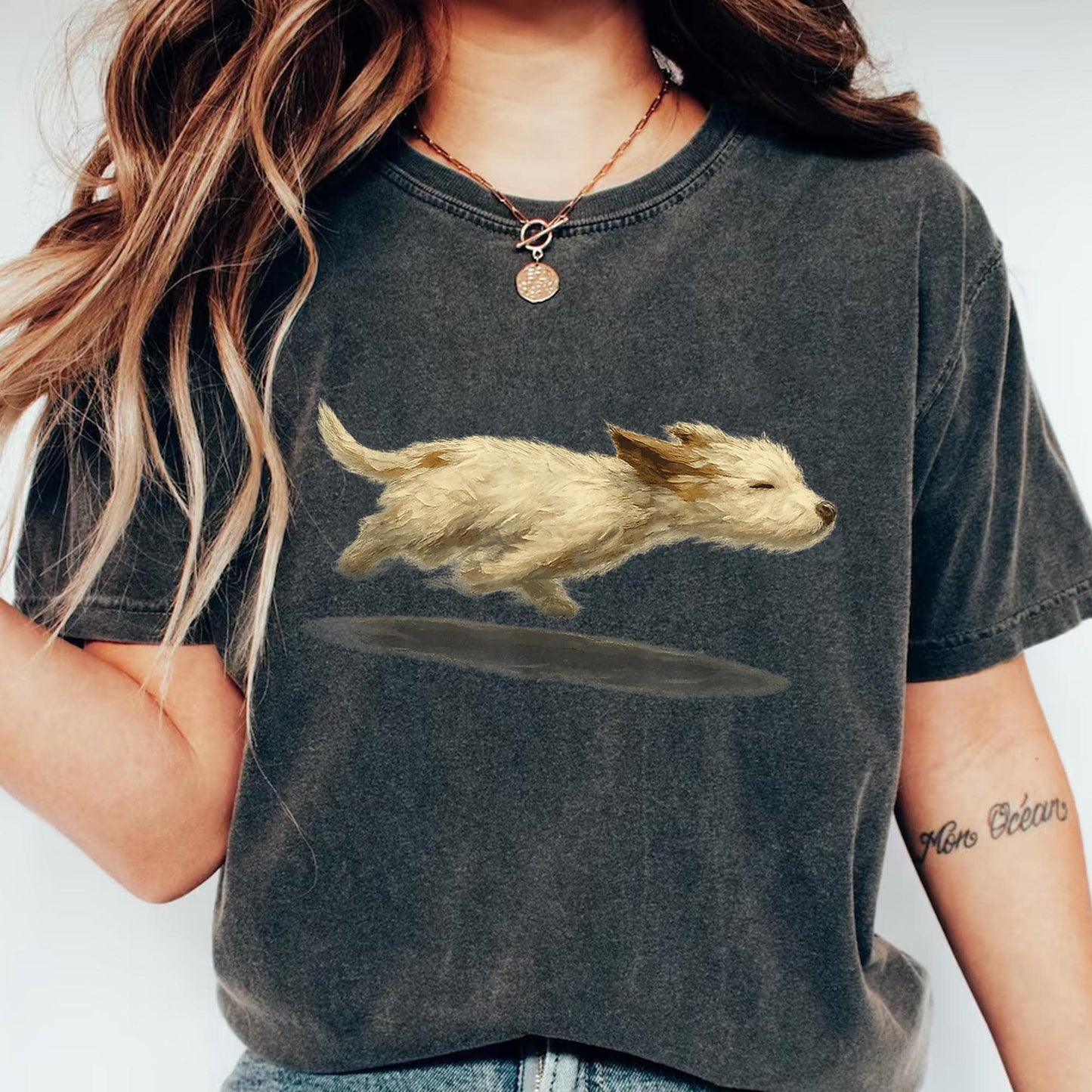 Cute Running Dog Shirt