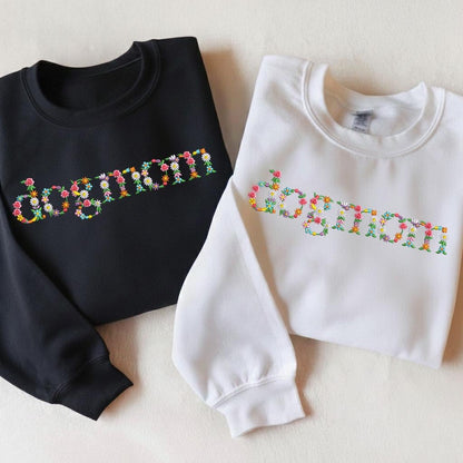 Floral Dog Mom Sweater