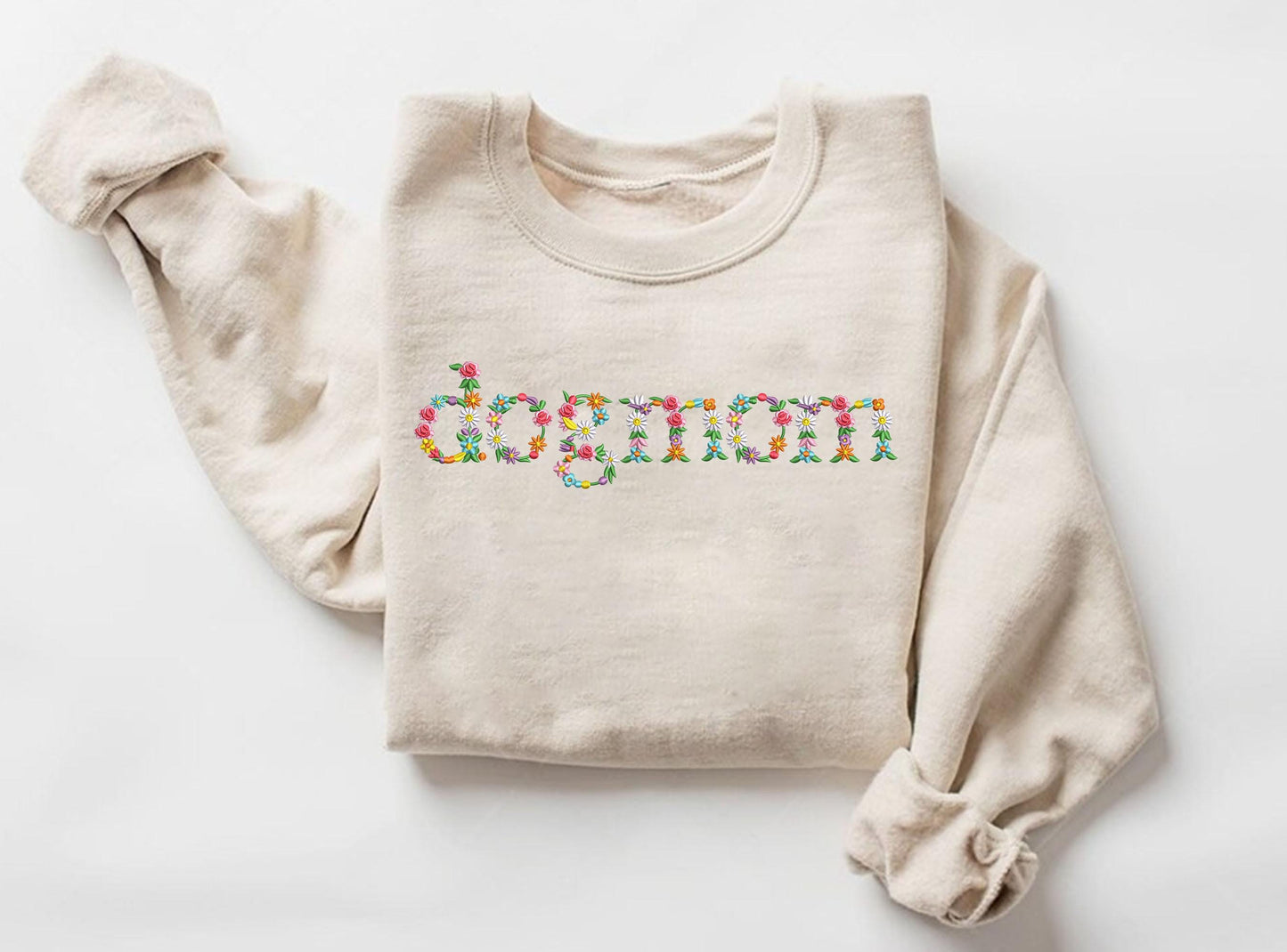 Floral Dog Mom Sweater