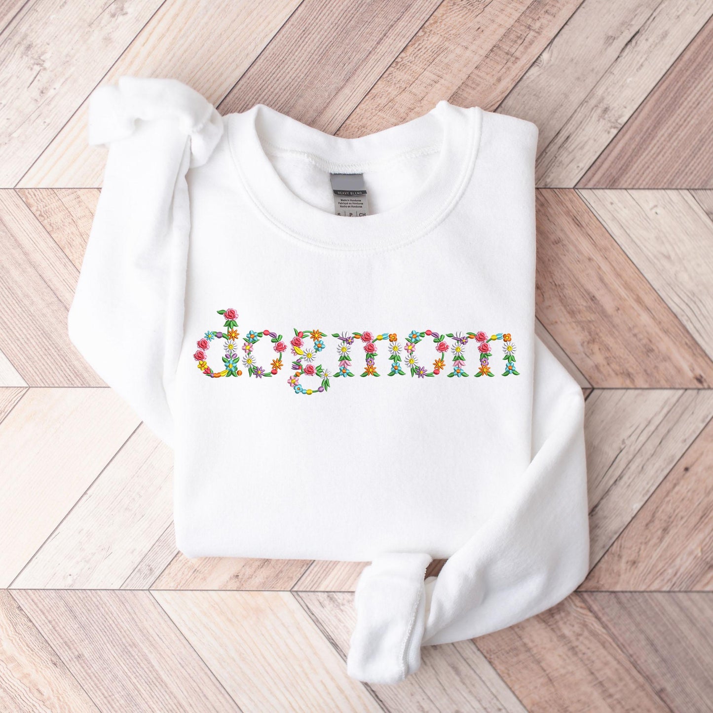 Floral Dog Mom Sweater