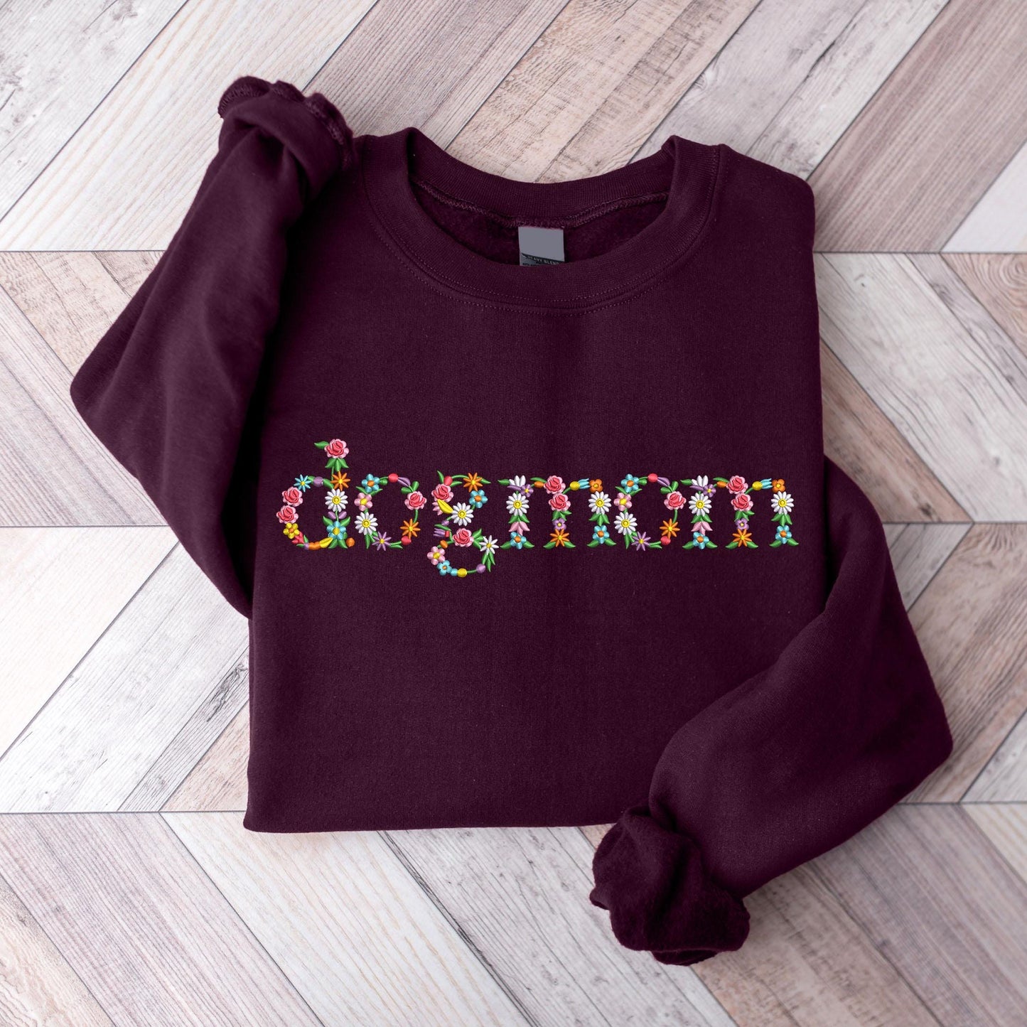 Floral Dog Mom Sweater