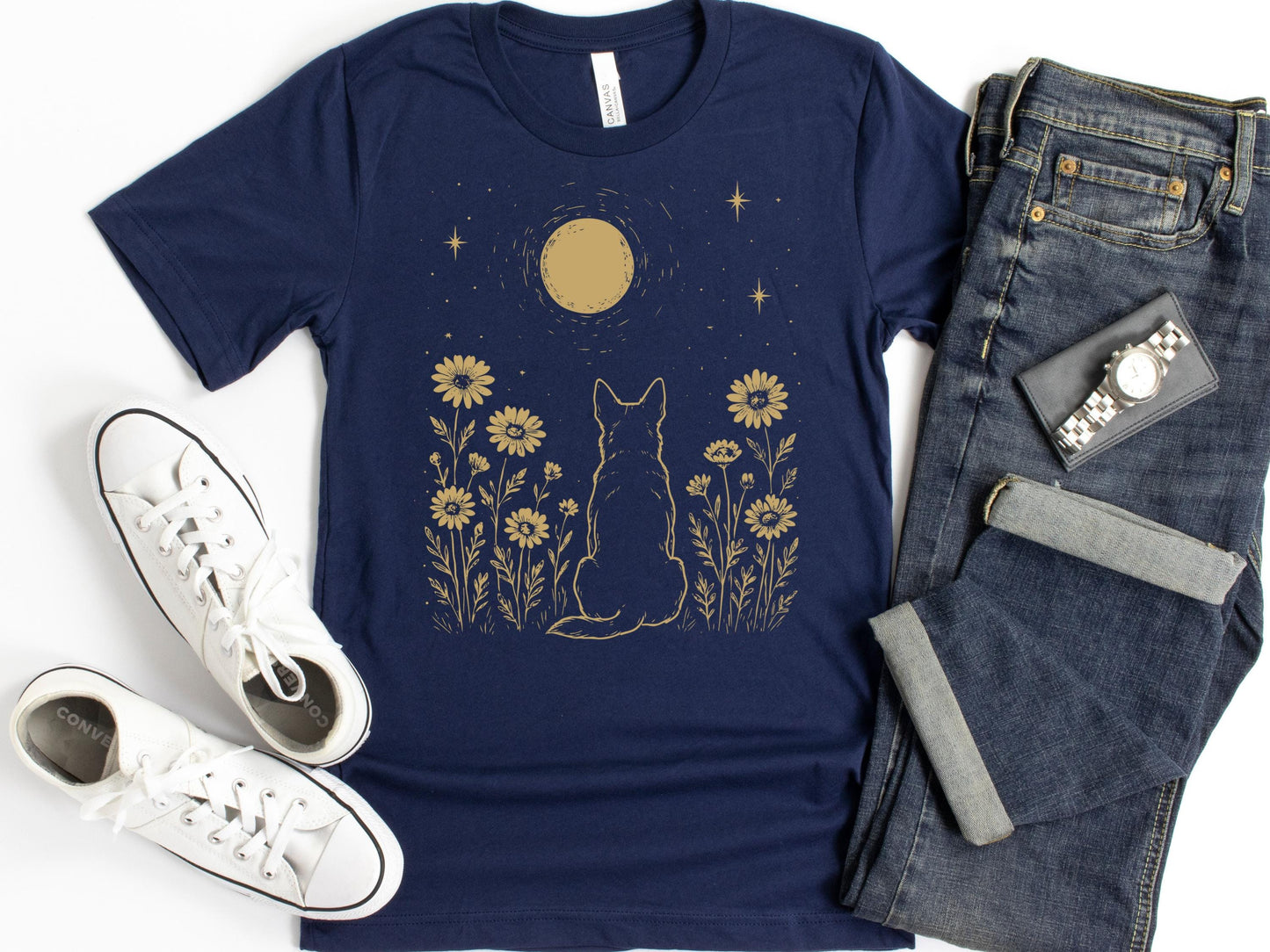 Australian Cattle Dog Moon Shirt