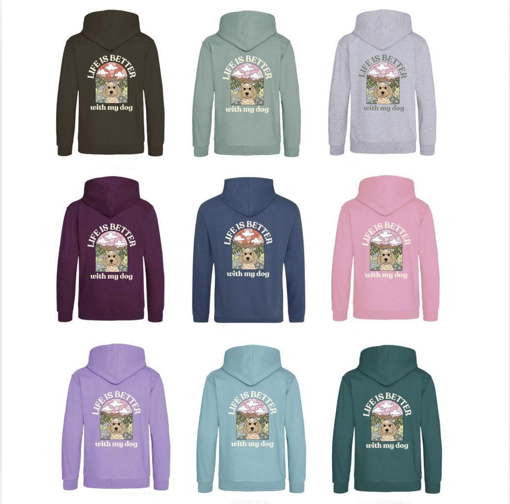 Life Is Better Kids Hoodie
