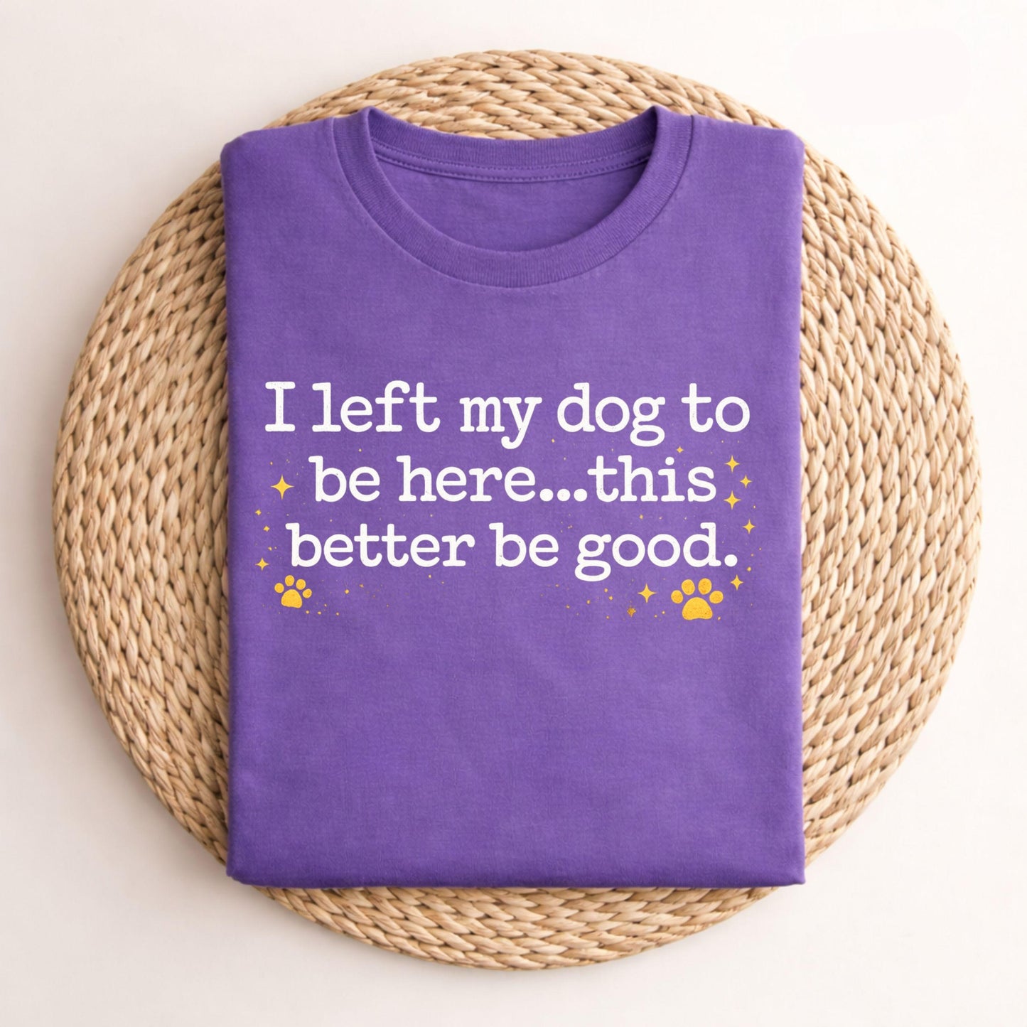 I Left My Dog Tee