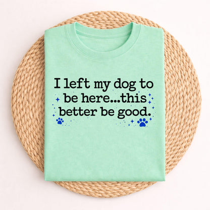 I Left My Dog Tee