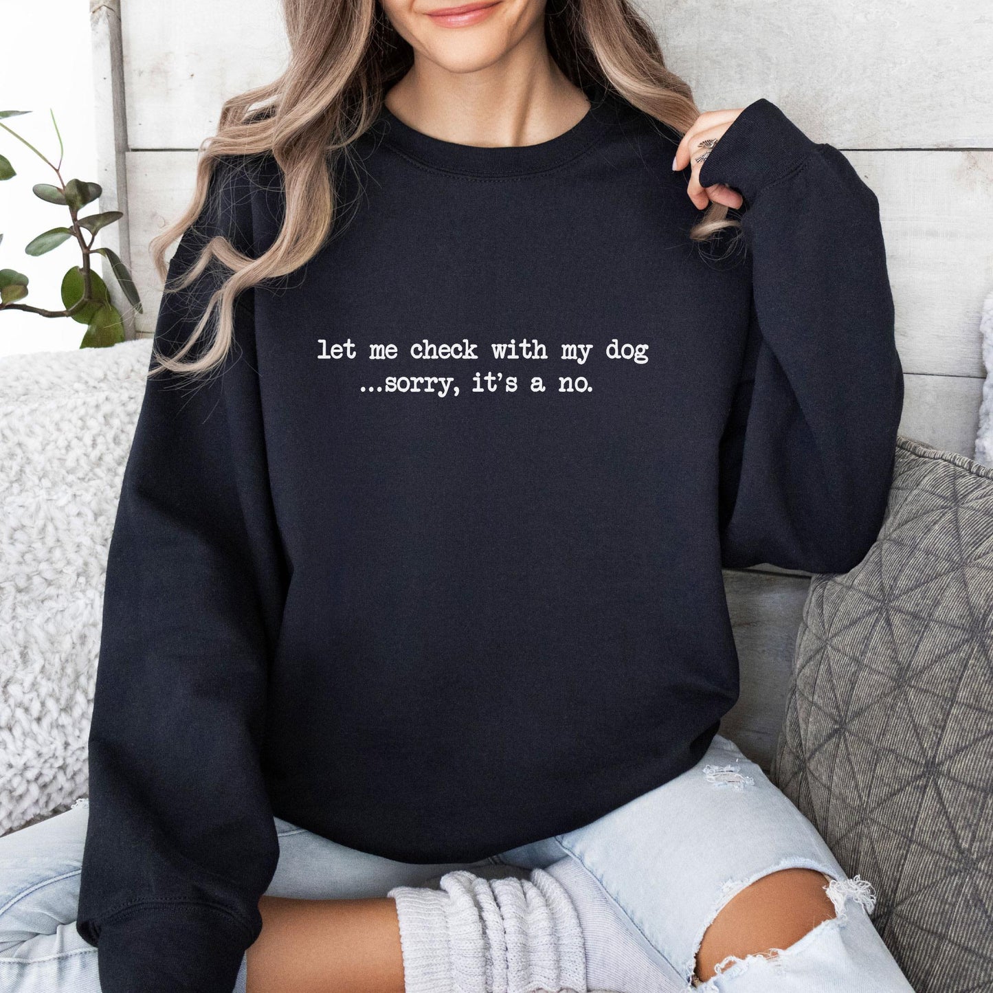 Let Me Check Sweater