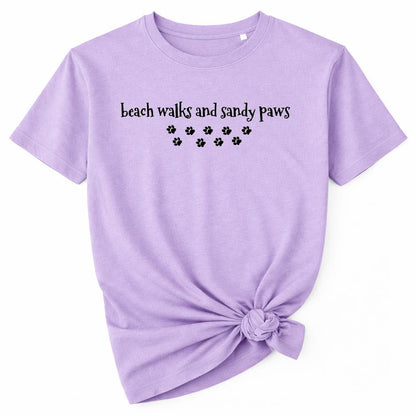 Beach Walks and Sandy Paws Tee