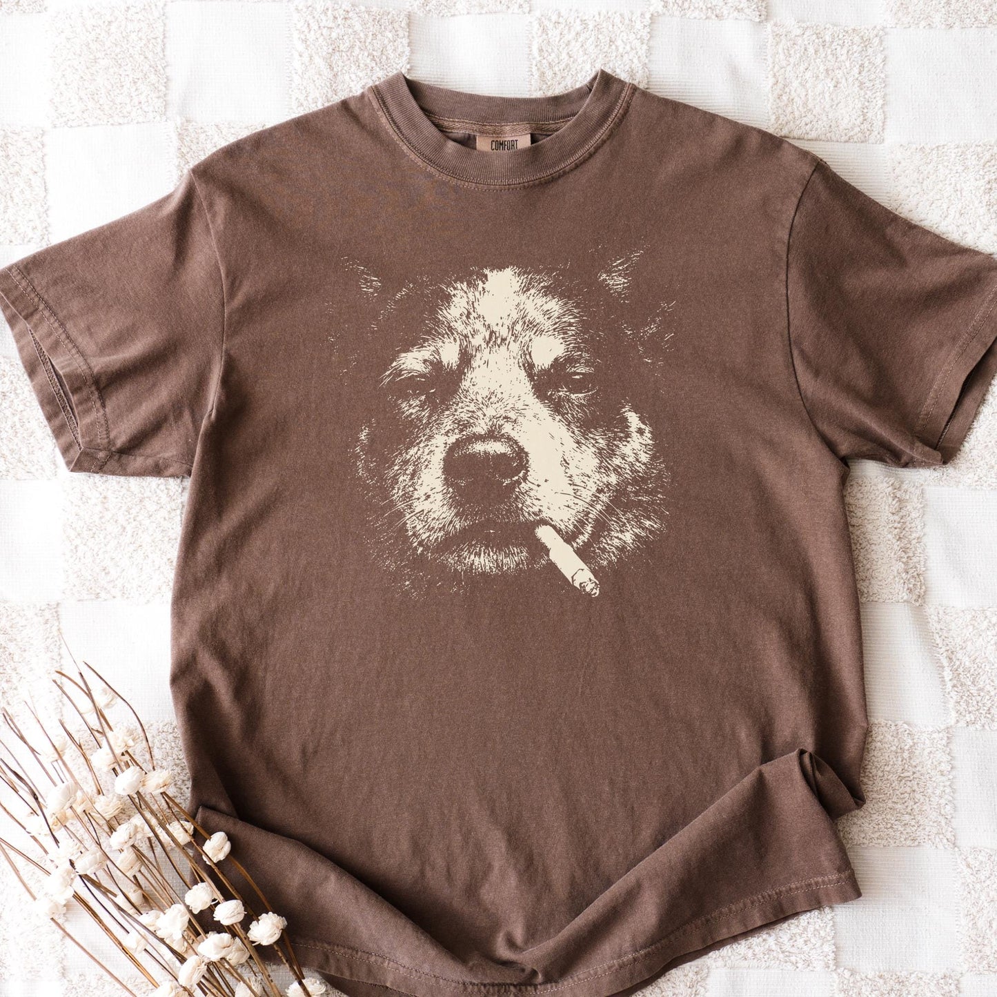 Smoking Blue Heeler T-Shirt