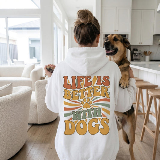 Retro Dog Lover Hoodie V2