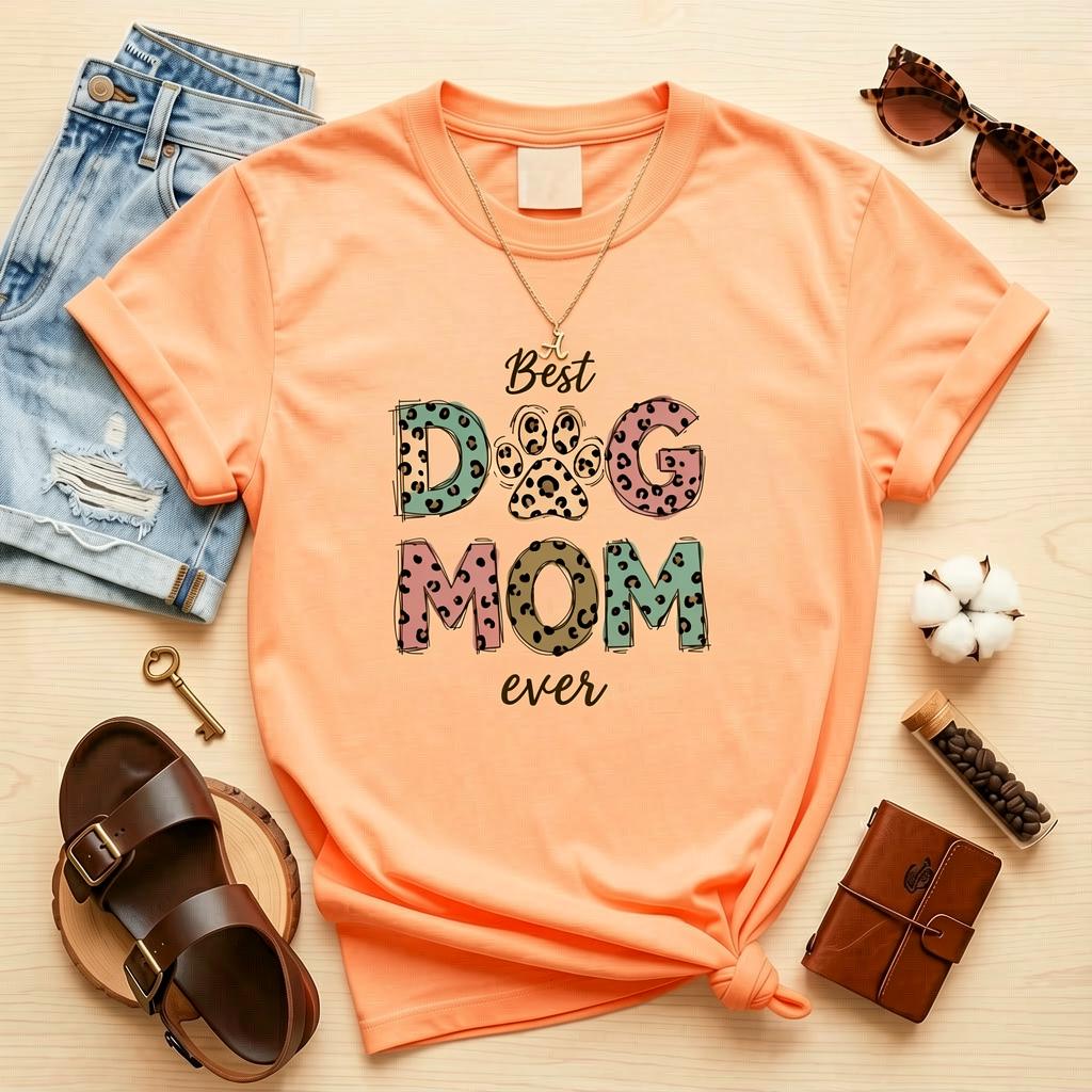 Leopard Print Dog Lover T-Shirt