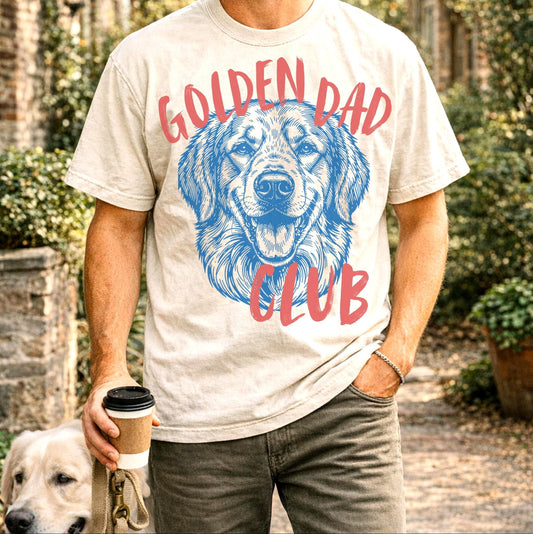Golden Retriever Dog Dad Shirt