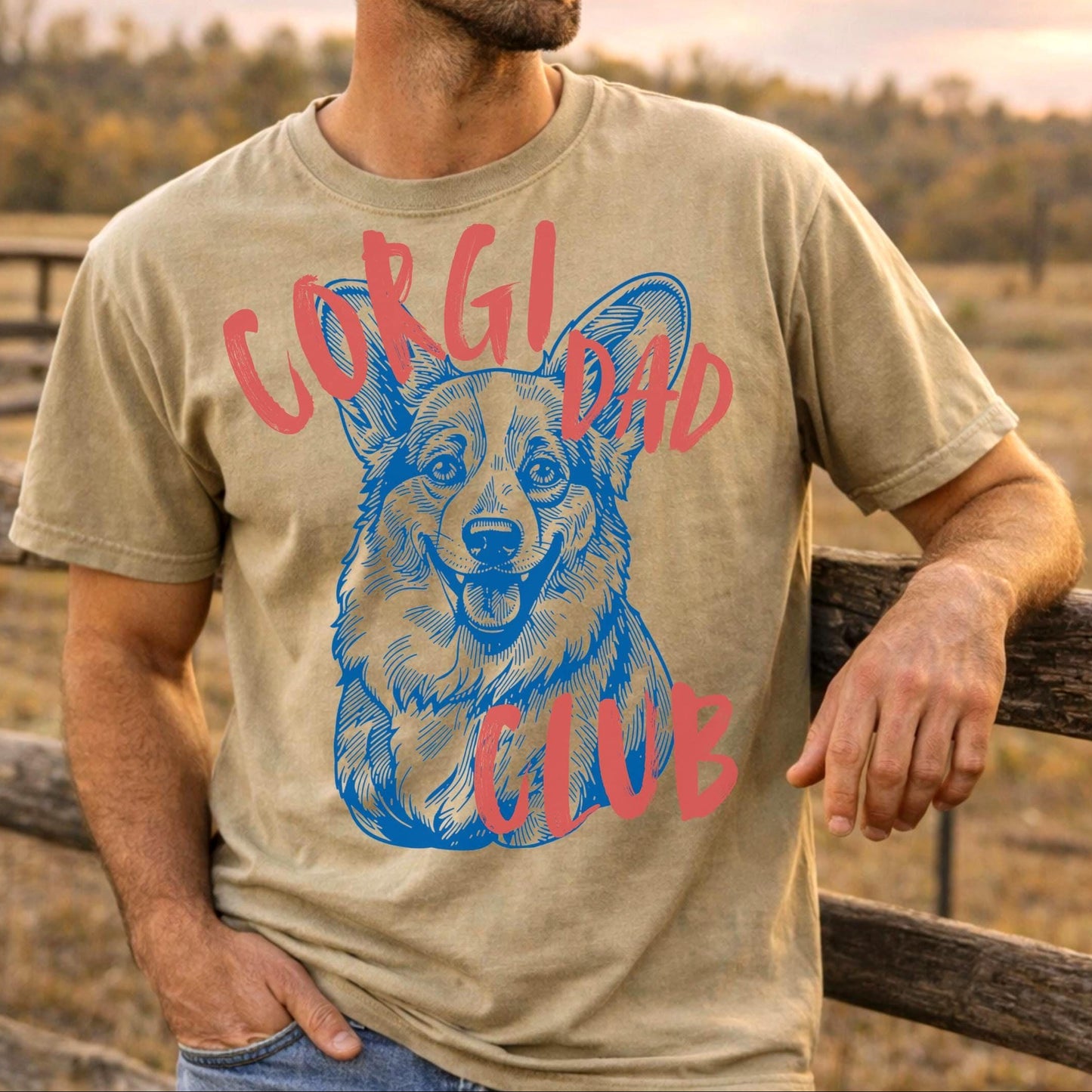 Corgi Dog Dad Shirt
