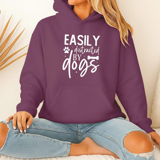 Easily Distracted By Dogs Hoodie V13