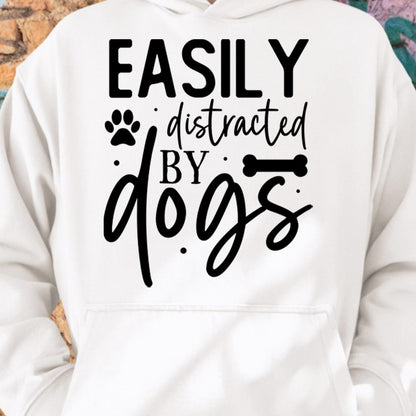 Easily Distracted By Dogs Hoodie V13
