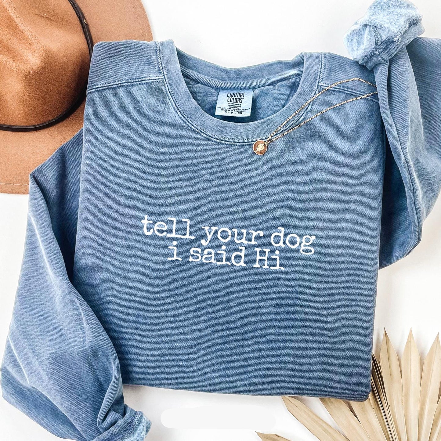 Tell Your Dog I Said Hi Sweatshirt 3