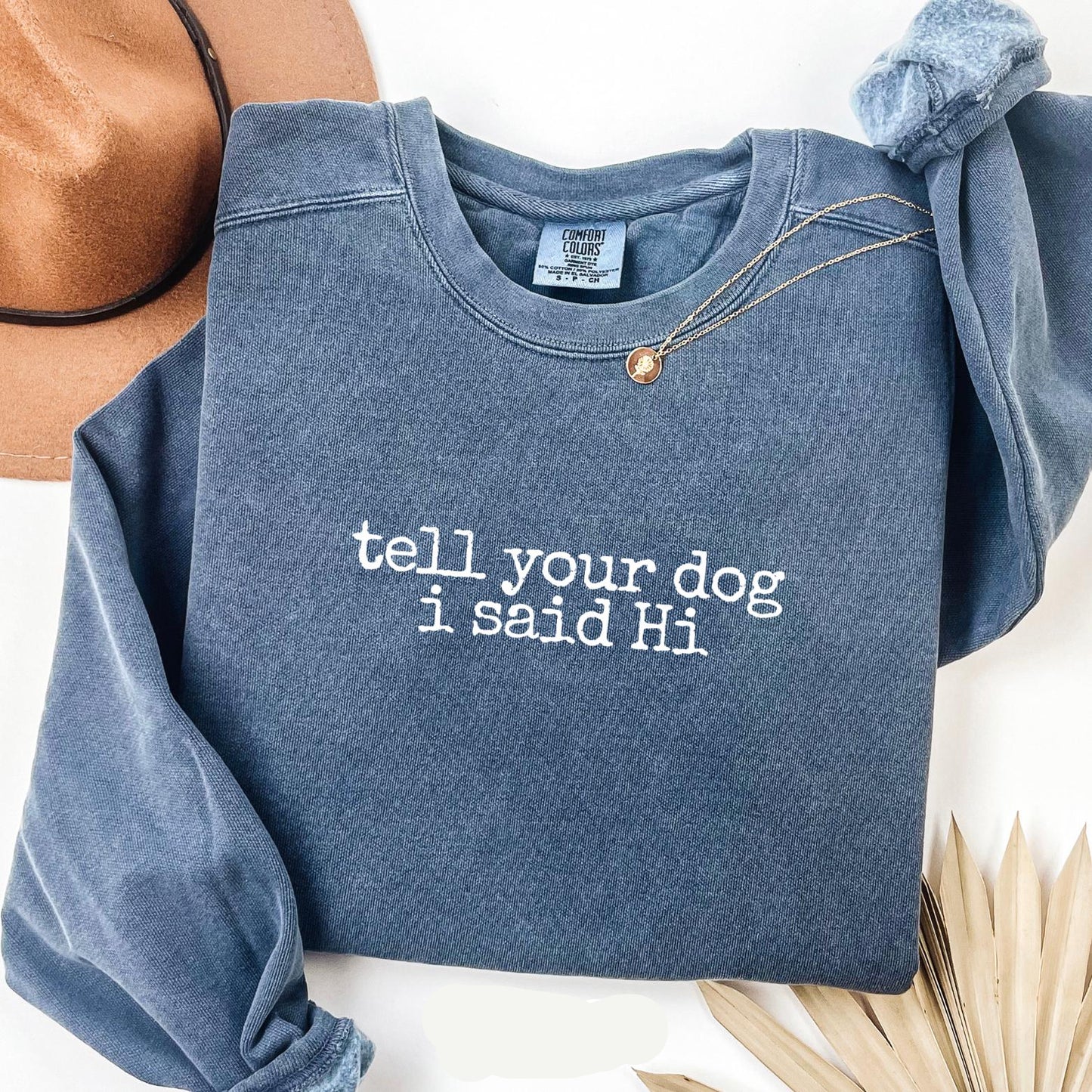Tell Your Dog I Said Hi Sweatshirt 3