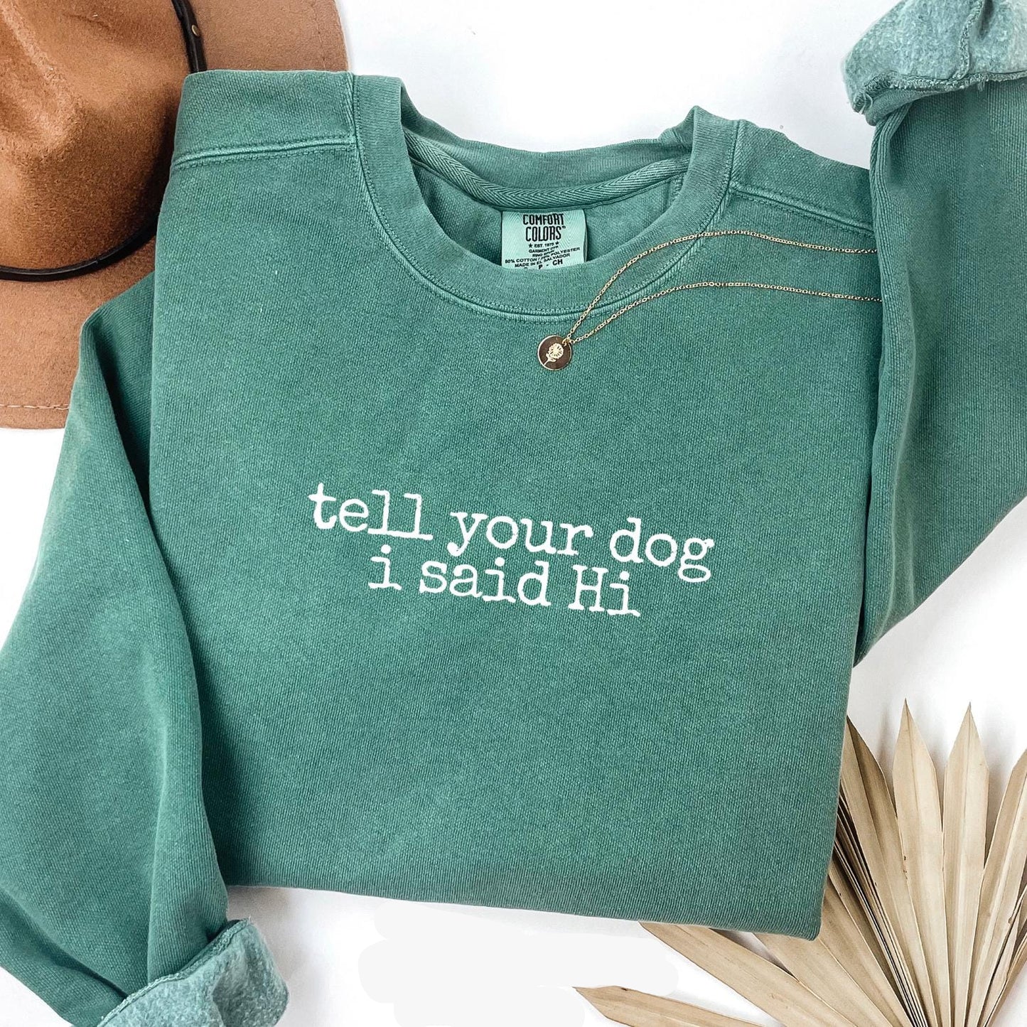 Tell Your Dog I Said Hi Sweatshirt 3