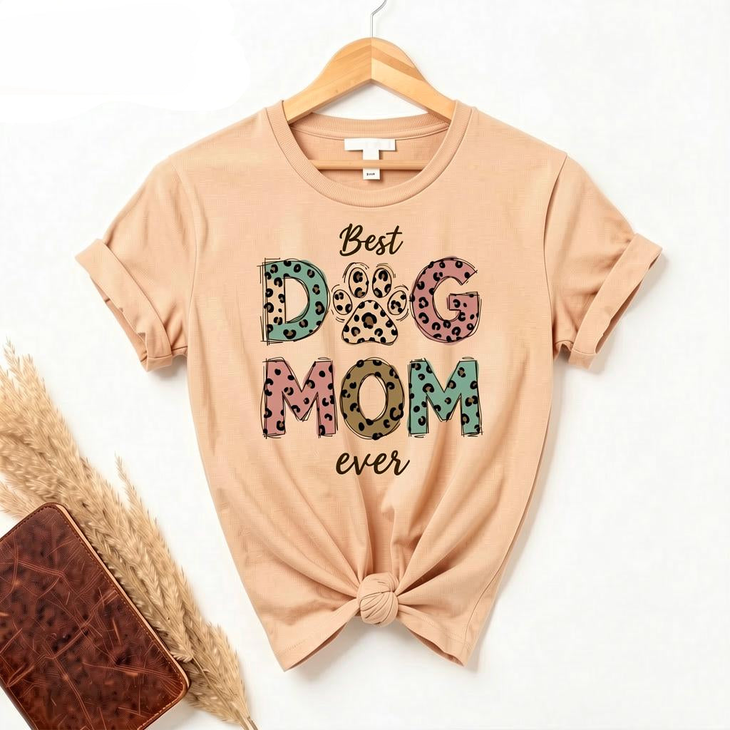 Leopard Print Dog Lover T-Shirt