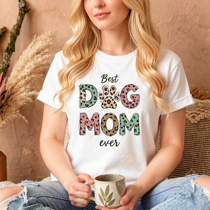 Leopard Print Dog Lover T-Shirt