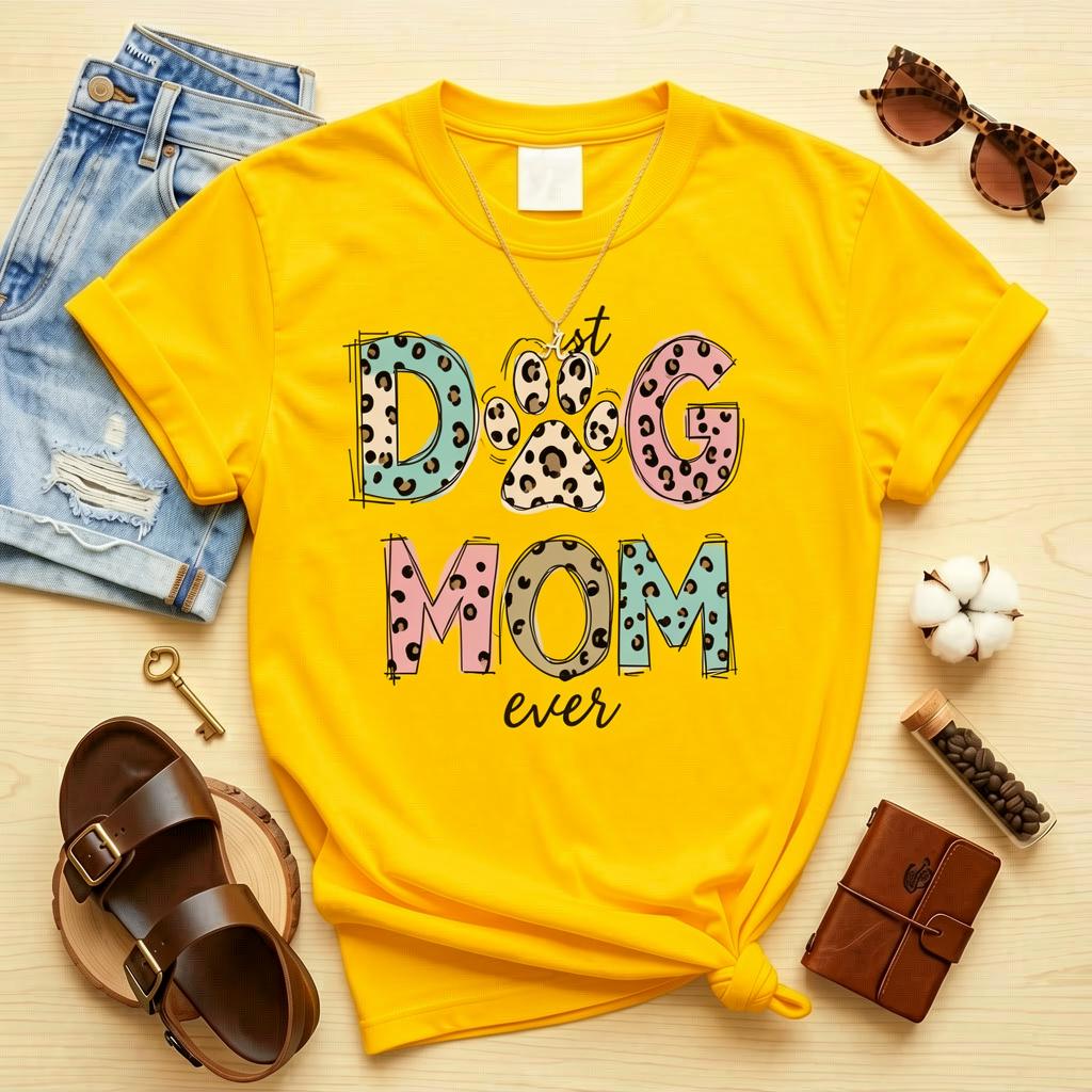 Leopard Print Dog Lover T-Shirt