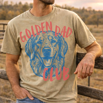Golden Retriever Dog Dad Shirt