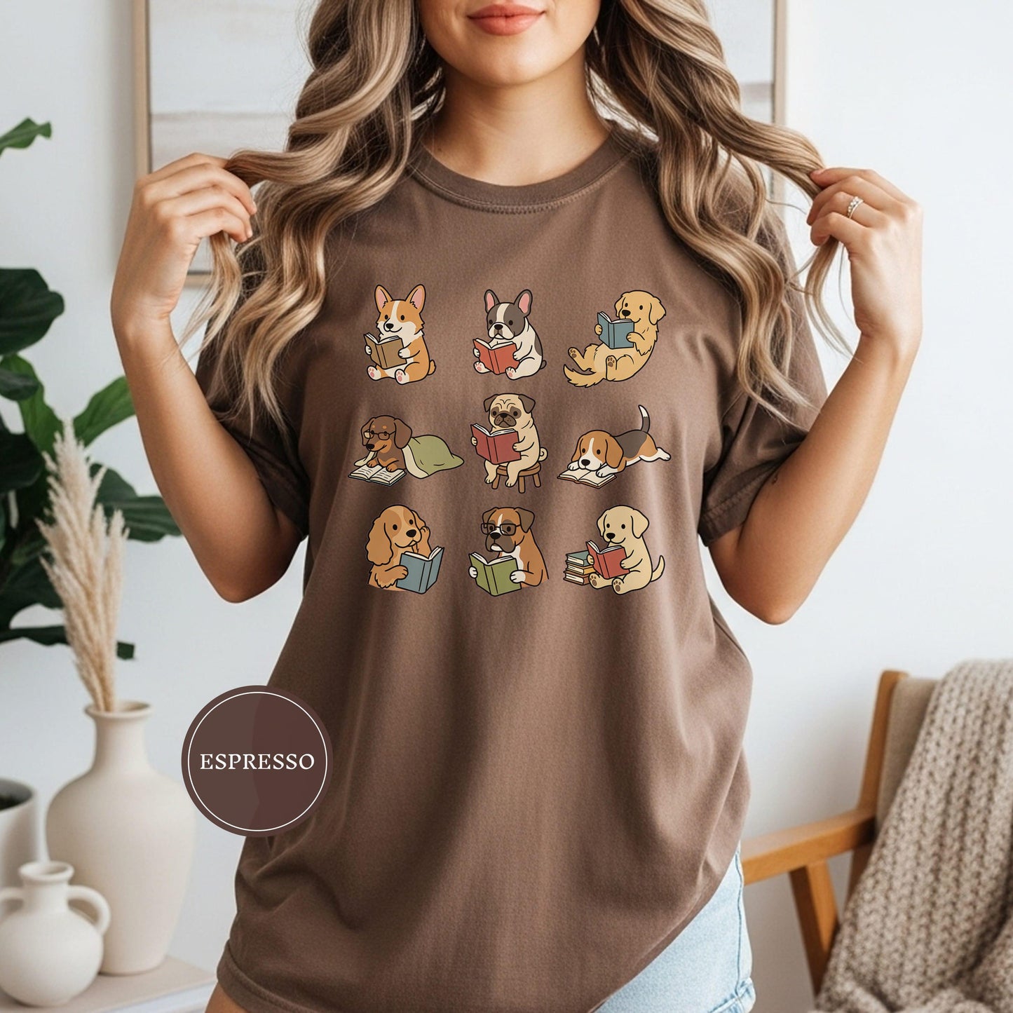 Funny Dog Reading Shirt