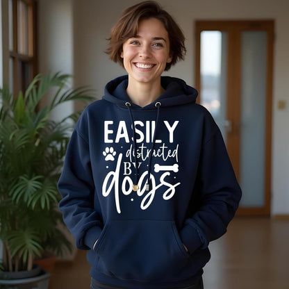 Easily Distracted By Dogs Hoodie V13